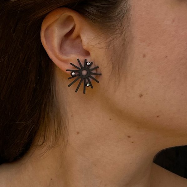 BLACK SUN Earrings