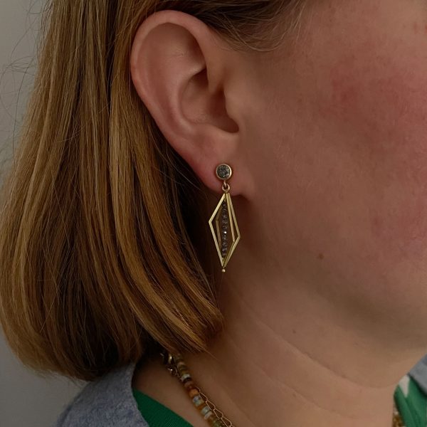 CAGED DIAMOND Earrings