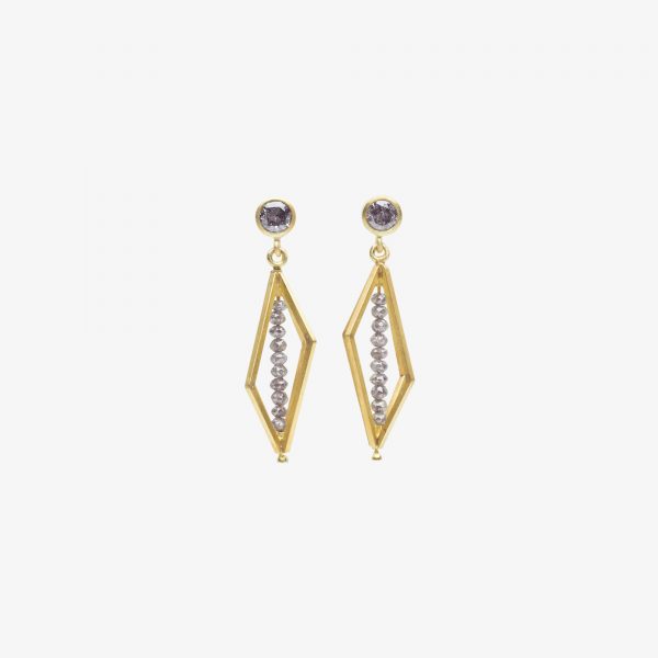 CAGED DIAMOND Earrings