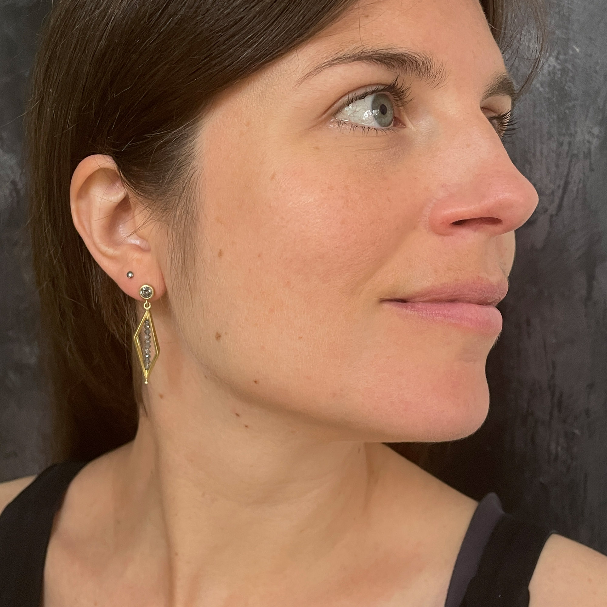 CAGED DIAMOND Earrings