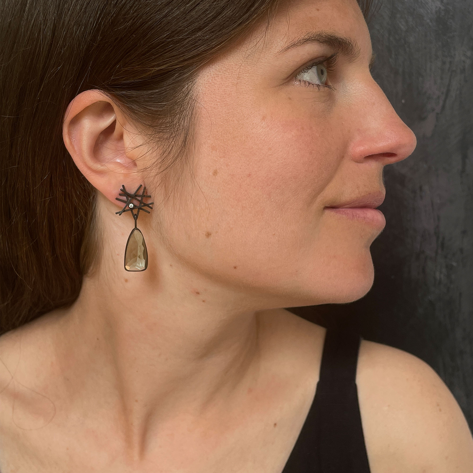 GREEN NEST Earrings