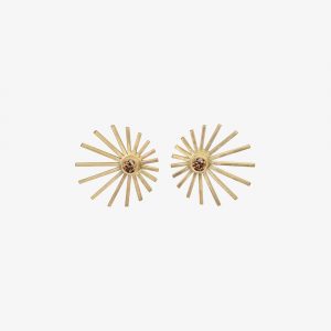 SUNNY GOLD AND CHAMPAGNE Ear studs